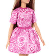 Barbie Pop - Fashionista - Roze Paisley - Barbie - OneSize - Poppen