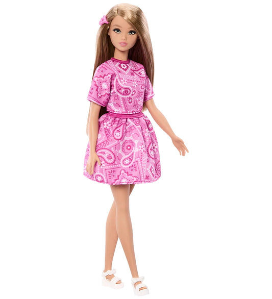 Barbie Pop - Fashionista - Roze Paisley - Barbie - OneSize - Poppen