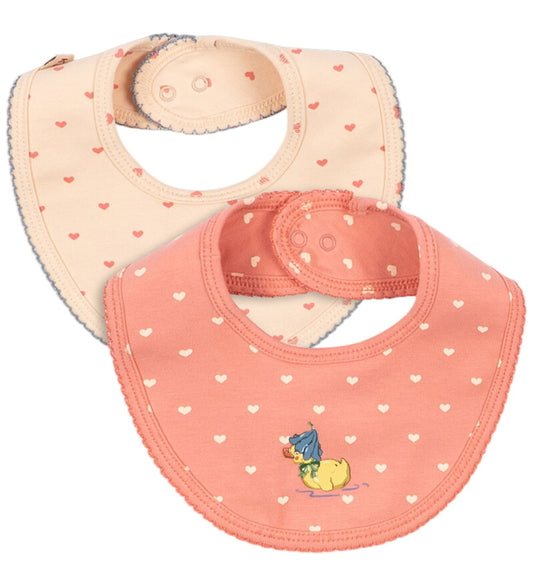Konges Sløjd Slabbetjes - Veter - 2-pack - Coeur Lantana/Teddy - Konges Sløjd - OneSize - Kwijlsjaaltjes