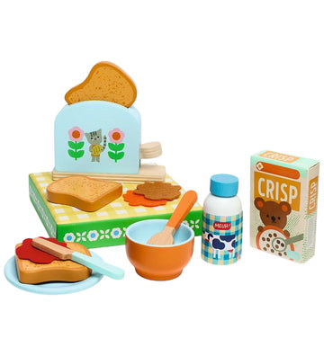 Djeco Speelgoedeten - P'TI Set Speelgoedeten - Ontbijt - Djeco - OneSize - Speelgoedeten