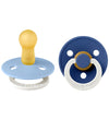 BIBS Colour Gloeiende spenen - Maat 2 - Rond - 2-pack - Sky Blue - BIBS - 6-18 mnd - Fopspenen
