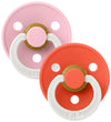 BIBS Colour Gloeiende spenen - Maat 3 - Rond - 2-pack - Baby Pin - BIBS - 18+ mnd - Fopspenen