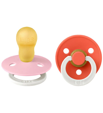 BIBS Colour Gloeiende spenen - Maat 3 - Rond - 2-pack - Baby Pin - BIBS - 18+ mnd - Fopspenen