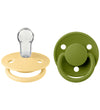 BIBS De Lux Fopspenen - Silicone - Rond - 2-pack - Pale Boter/Wa - BIBS - OneSize - Fopspenen