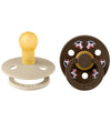 BIBS Colour Fopspenen - Maat 1 -Rond - 2-pack - Holiday Horse -  - BIBS - 0-6 mnd - Fopspenen