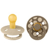 BIBS Studio Colour Fopspenen - Maat 1 - Rond - 2-pack - Vanilla/ - BIBS - 0-6 mnd - Fopspenen