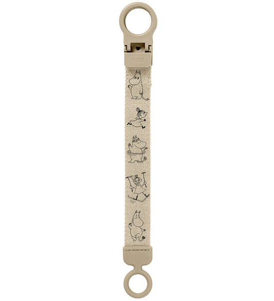 BIBS x MOOMIN Speenketting - Clip Loop - Vanilla - BIBS - OneSize - Speenkettingen