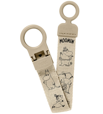 BIBS x MOOMIN Speenketting - Clip Loop - Vanilla - BIBS - OneSize - Speenkettingen