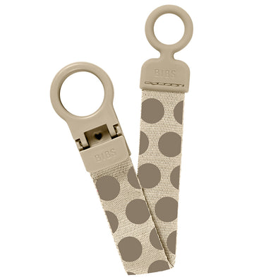 BIBS Studio Speenketting - Clip Loop - Vanilla Dark Oak - BIBS - OneSize - Speenkettingen