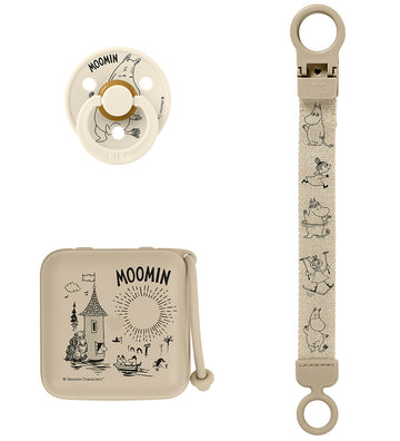 BIBS x MOOMIN Cadeauset - Maat 2 - Vanilla - BIBS - 6-18 mnd - Fopspenen