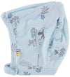 Joha Babymuts - Wol/Zijde - Blauw m. Naturel - Joha - 37 cm - Babymutsen