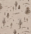 Joha Babymuts - Wol/Viscose - Beige m. Bomen - Joha - 48 cm - Babymutsen
