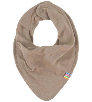 Joha Kwijlsjaaltje - Wol/Zijde - Donker Beige - Joha - OneSize - Kwijlsjaaltjes