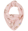 Joha Kwijlsjaaltje - Wol/Zijde - Roze m. Naturel - Joha - OneSize - Kwijlsjaaltjes