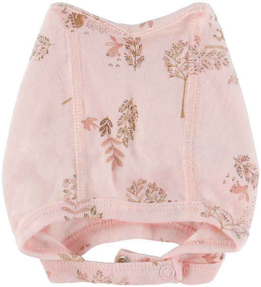 Joha Babymuts - Wol/Zijde - Roze m. Naturel - Joha - 48 cm - Babymutsen