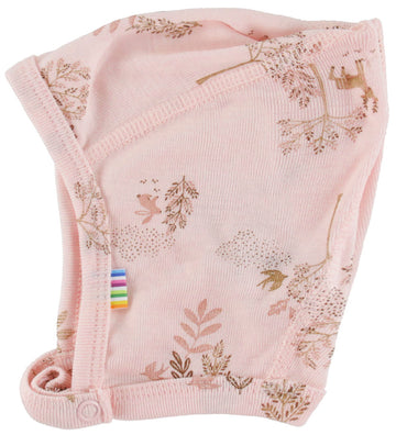 Joha Babymuts - Wol/Zijde - Roze m. Naturel - Joha - 48 cm - Babymutsen