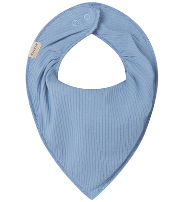 MarMar Kwijlsjaaltje - Katoen/Modaal - Rib - Blue Hemel - MarMar - OneSize - Kwijlsjaaltjes