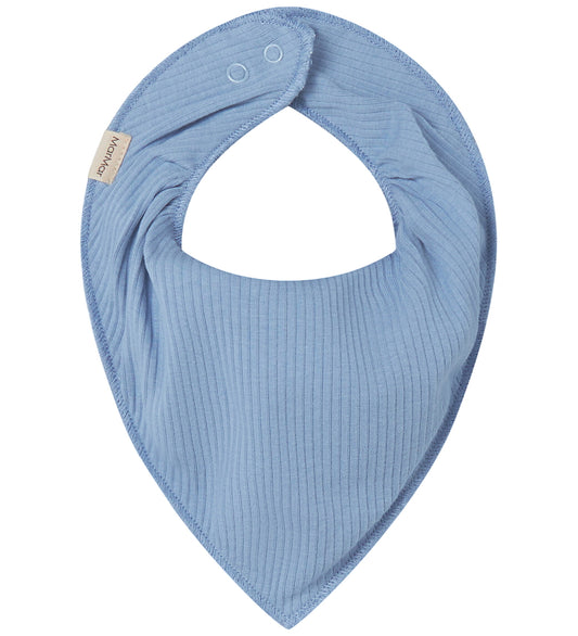 MarMar Kwijlsjaaltje - Katoen/Modaal - Rib - Blue Hemel - MarMar - OneSize - Kwijlsjaaltjes