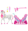 Barbie Speelgoed - Barbie Notenkraker Horse & Slee - Barbie - OneSize - Poppen