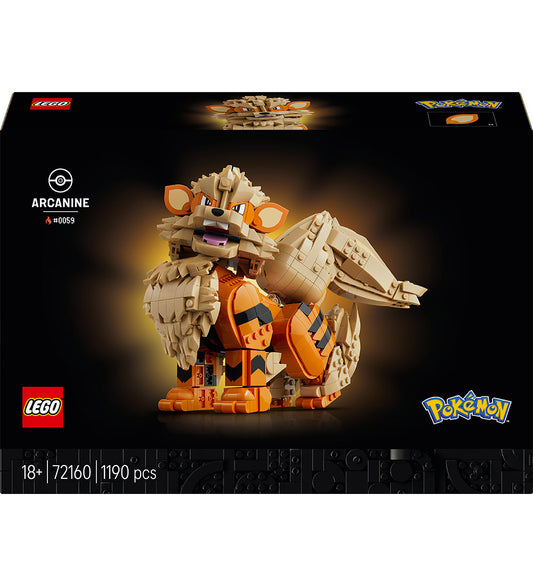 LEGO® Pokémon™ - Arcanine Pokémon 72160 - 1190 Onderdelen - LEGO® - OneSize - Blokken