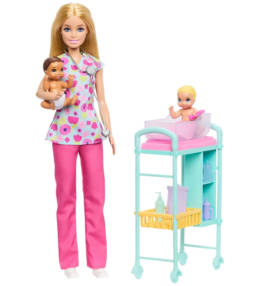 Barbie Pop - Carrière Baby Doktersset - Barbie - OneSize - Poppen