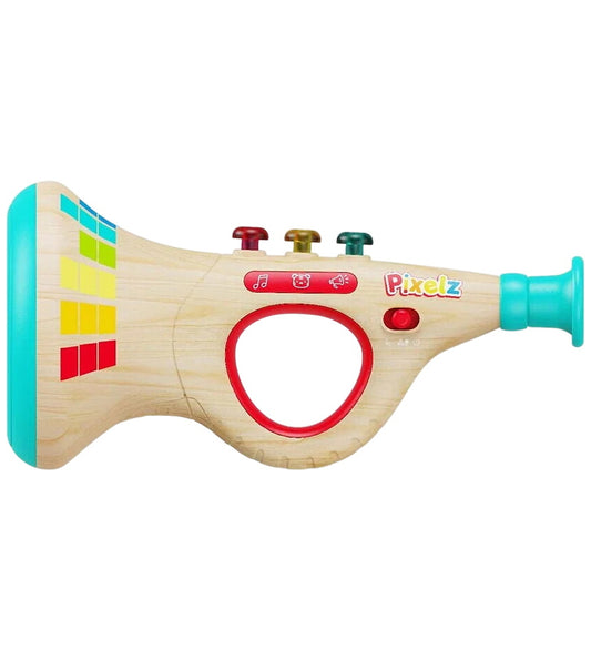 Hape Trompet - Melody Maestro Pixel Trompet - Hape - OneSize - Muziekinstrumenten