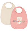 Konges Sløjd Slabbetjes - PU - 2-pack - Ciao Miao - Konges Sløjd - OneSize - Slabbetjes