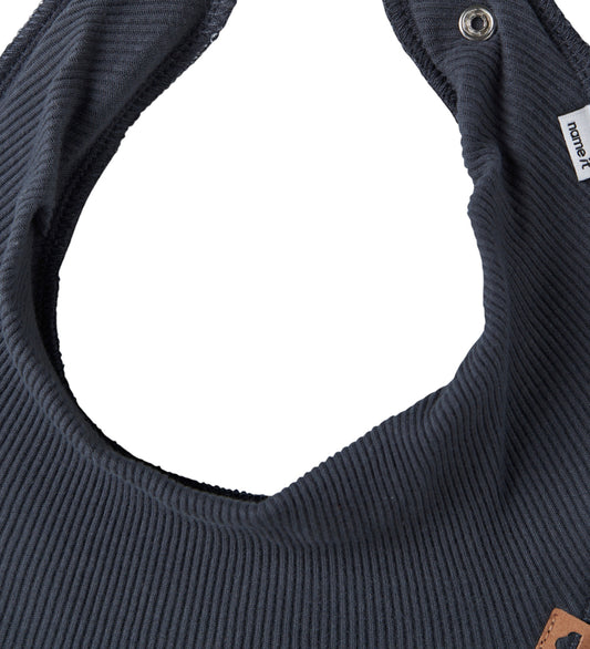 Name It Kwijlslabbetje - Rib - 3-pack - NbmYasim - Ombre Blue/Ol - Name It - OneSize - Kwijlsjaaltjes
