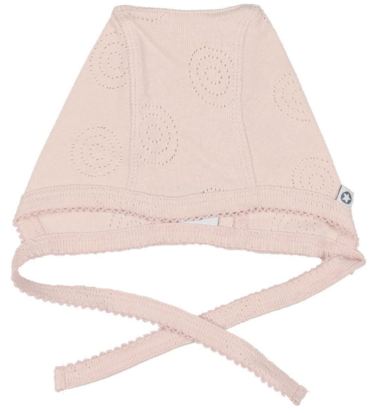 Smallstuff Babymuts - Poeder m. Pointelle - Smallstuff - 86/92 - Babymutsen