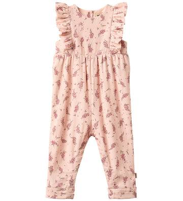 Wheat Rompertje - Milia - DIM Rose Bloemen - Wheat - 2 jaar (92) - Jumpsuits