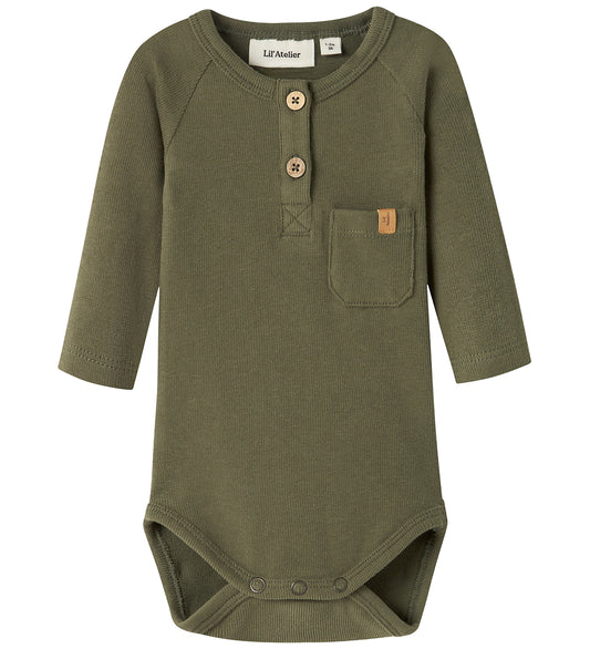 Lil' Atelier Romper l/s - NbmLuno - Wintermos - Lil Atelier - 74 - Rompers Lange Mouw