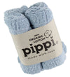 Pippi Washanden - 4-pack - Lichtblauw - Pippi Baby - OneSize - Washandjes