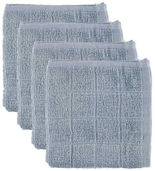 Pippi Washanden - 4-pack - Lichtblauw - Pippi Baby - OneSize - Washandjes