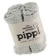 Pippi Washanden - 4-pack - Lichtgrijs - Pippi Baby - OneSize - Washandjes