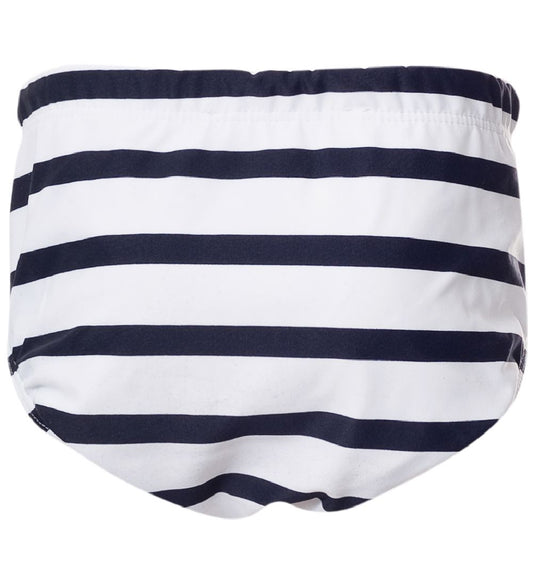 Petit Crabe Zwemluier - Leo - Wit/Navy Gestreept - Petit Crabe - 1-2 jaar (80-92) - Zwemluiers