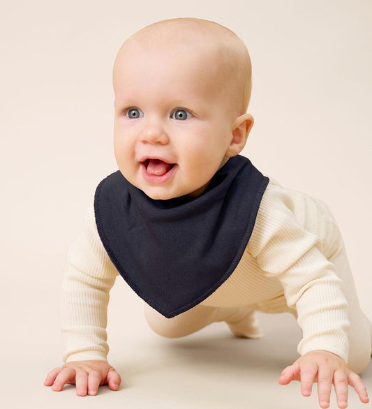 Pippi Babyslabbetje - Puntig - Marineblauw - Pippi Baby - OneSize - Kwijlsjaaltjes