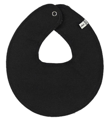 Pippi Baby Babyslabbetje - Rond - Zwart - Pippi Baby - OneSize - Kwijlsjaaltjes
