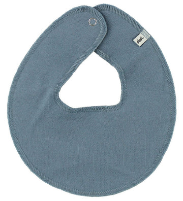 Pippi Babyslabbetje - Rond - Mat Blauw - Pippi Baby - OneSize - Kwijlsjaaltjes