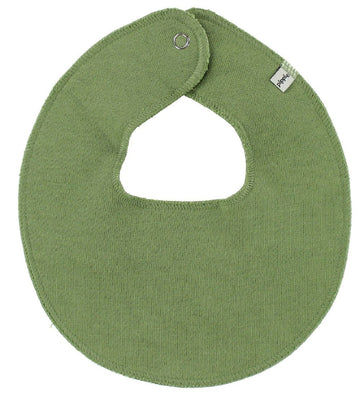 Pippi Babyslabbetje - Rond - Dusty Groen - Pippi Baby - OneSize - Kwijlsjaaltjes