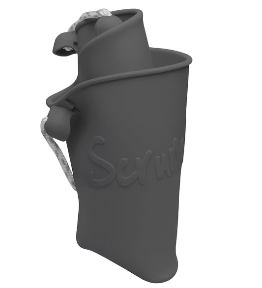 Scrunch Emmer - Silicone - 13 cm - Donkergrijs - Scrunch - OneSize - Emmers