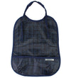 Smallstuff Slab met voedselopvanger - Groot - Navy m. Olifanten - Smallstuff - OneSize - Slabbetjes