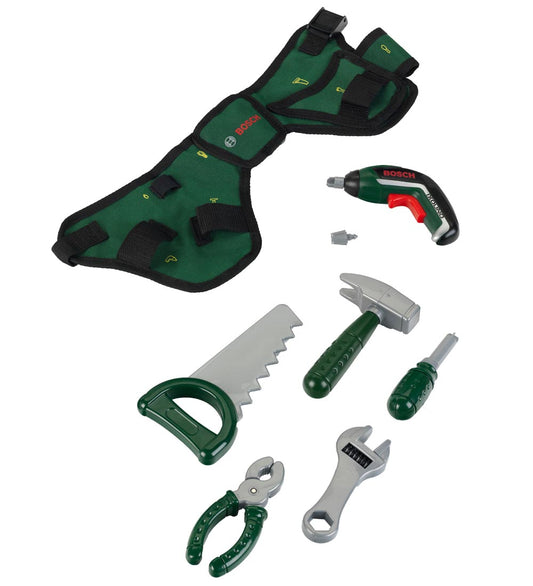 Bosch Mini Gereedschapsriem - Speelgoed - Donkergroen - Bosch Mini - OneSize - Gereedschap