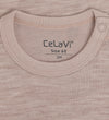 CeLaVi Romper l/s - Mocha Meringue Melange - CeLaVi - 70 - Rompers Lange Mouw