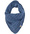Joha Kwijlsjaaltje - Wol/Zijde - Blauw Gevlekt - Joha - OneSize - Kwijlsjaaltjes