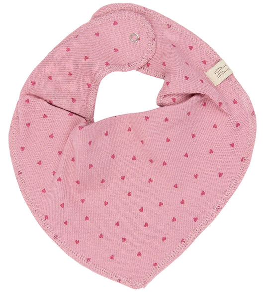 Petit Piao Slabbetjes - 2-pack - PPSky - Mauvewood Striped - Petit Piao - OneSize - Slabbetjes