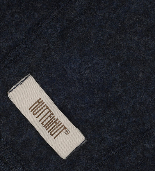Huttelihut Babymuts - Wolvlies - Navy Melange - Huttelihut - 3-6 mnd - Babymutsen