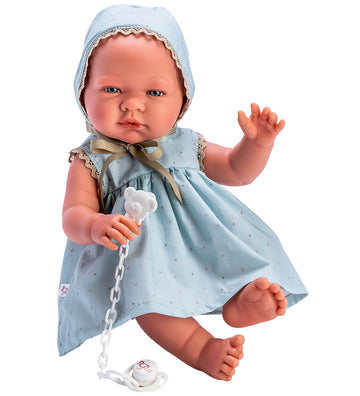Asi Pop - 43 cm - Maria - Sterren op Blue Achtergrond - Asi - OneSize - Poppen