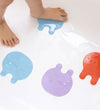 Quut Badspeelgoed - 8 Onderdelen -Grippi - Jellyfish - Coral Blu - Quut - OneSize - Badspeelgoed