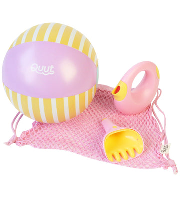 Quut Strandset - 3 Onderdelen - Banana Roze - Quut - OneSize - Zandspeelgoed