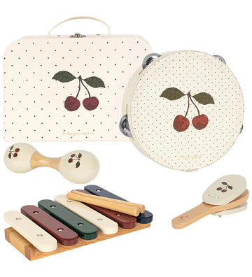 Konges Sløjd Muziekinstrumenten Set - Cherry - Konges Sløjd - OneSize - Muziekinstrumenten